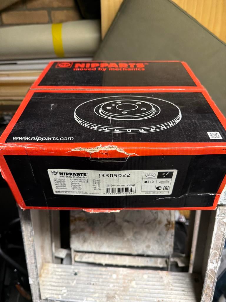 Nieuwe Remschijven Nipparts I3305022 voor Mitsubishi, Ophalen, Nieuw, Mitsubishi