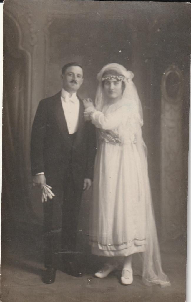 fotokaart  -   koppel, Verzenden, Voor 1940, Zo goed als nieuw