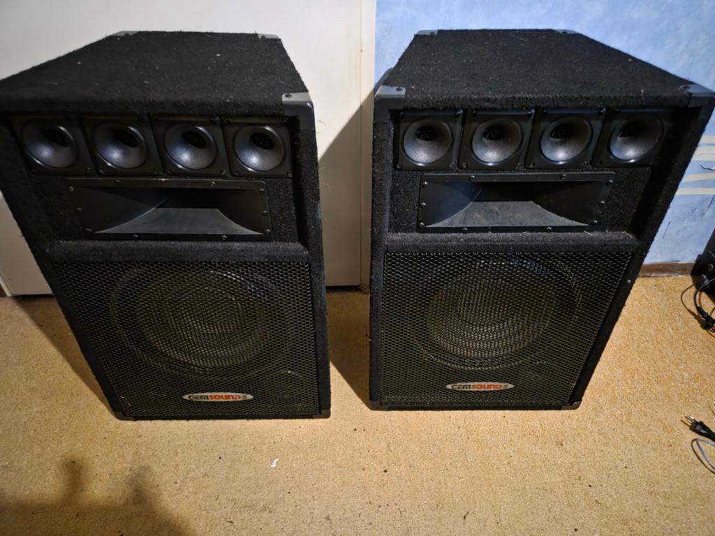 Gem sound speakers, Ophalen, 120 watt of meer, Front, Rear of Stereo speakers, Overige merken
