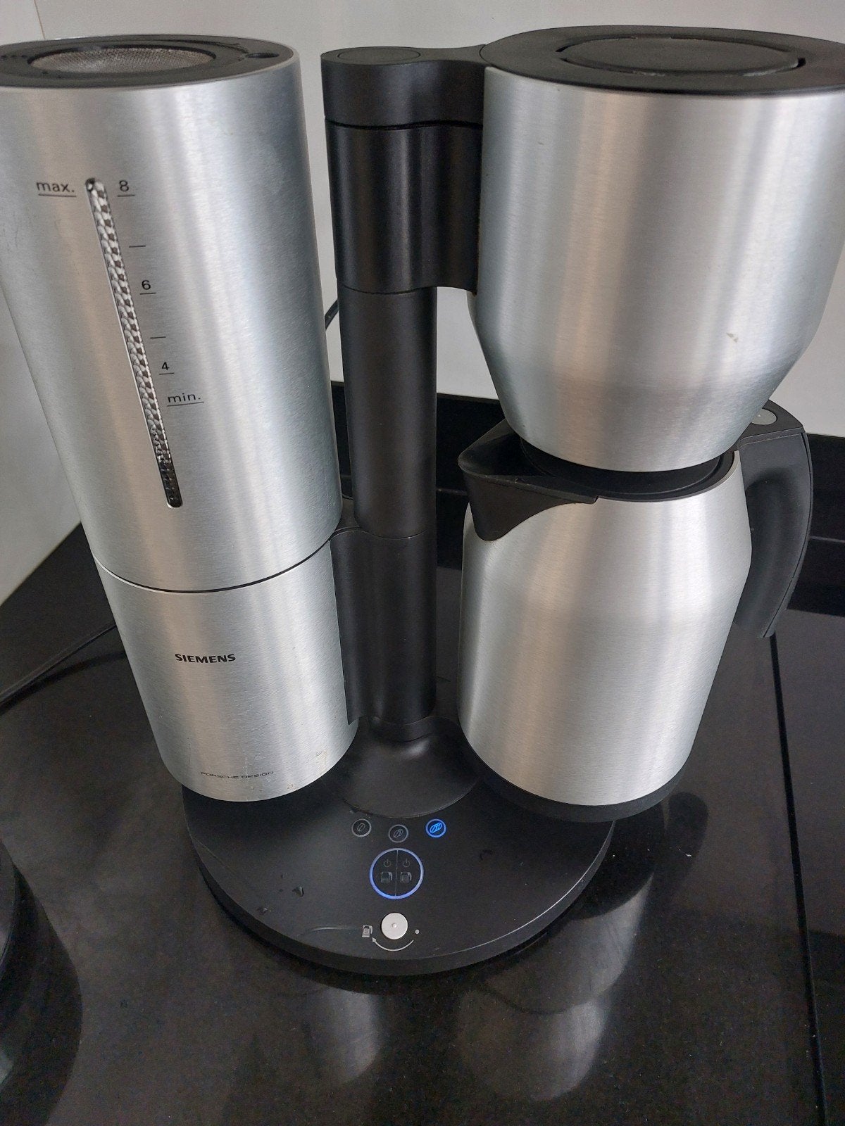 Siemens Porsche Design CTKA4 Koffiezetapparaat, Witgoed en Apparatuur, Koffiezetapparaten, Afneembaar waterreservoir, Koffiemachine