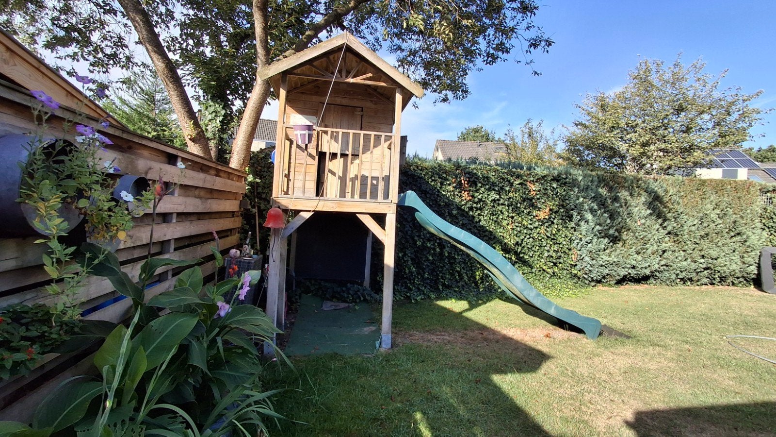 Speelhuisje / Boomhut voor kinderen met glijbaan, Twee personen, Overige typen