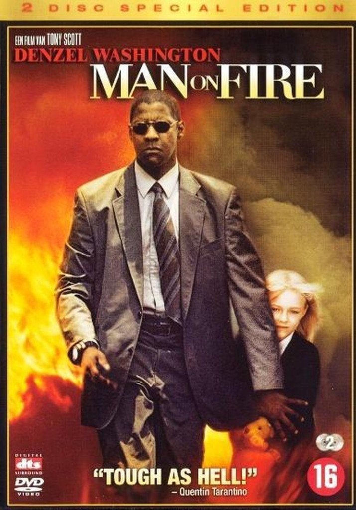 2DVD - Man on Fire (Denzel Washington), Vanaf 16 jaar, Ophalen of Verzenden, Gebruikt, Actiethriller