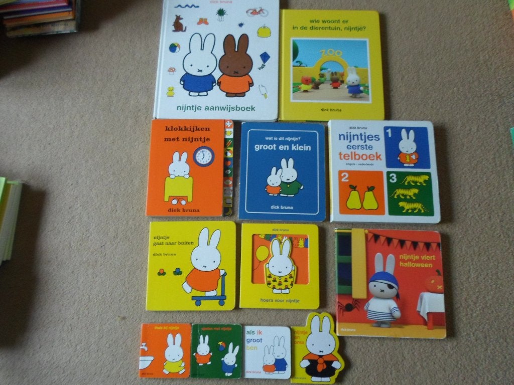 Nijntje     Karton   boeken.    1   koop   25   euro., Ophalen of Verzenden, Gelezen, Dick Bruna, 1 tot 2 jaar