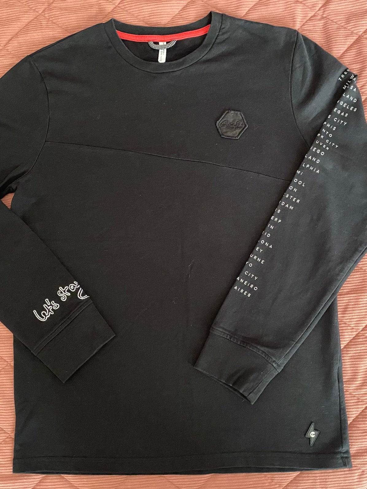 Sweater Chief. Maat S, Kleding | Heren, Ophalen of Verzenden, Zo goed als nieuw, Zwart