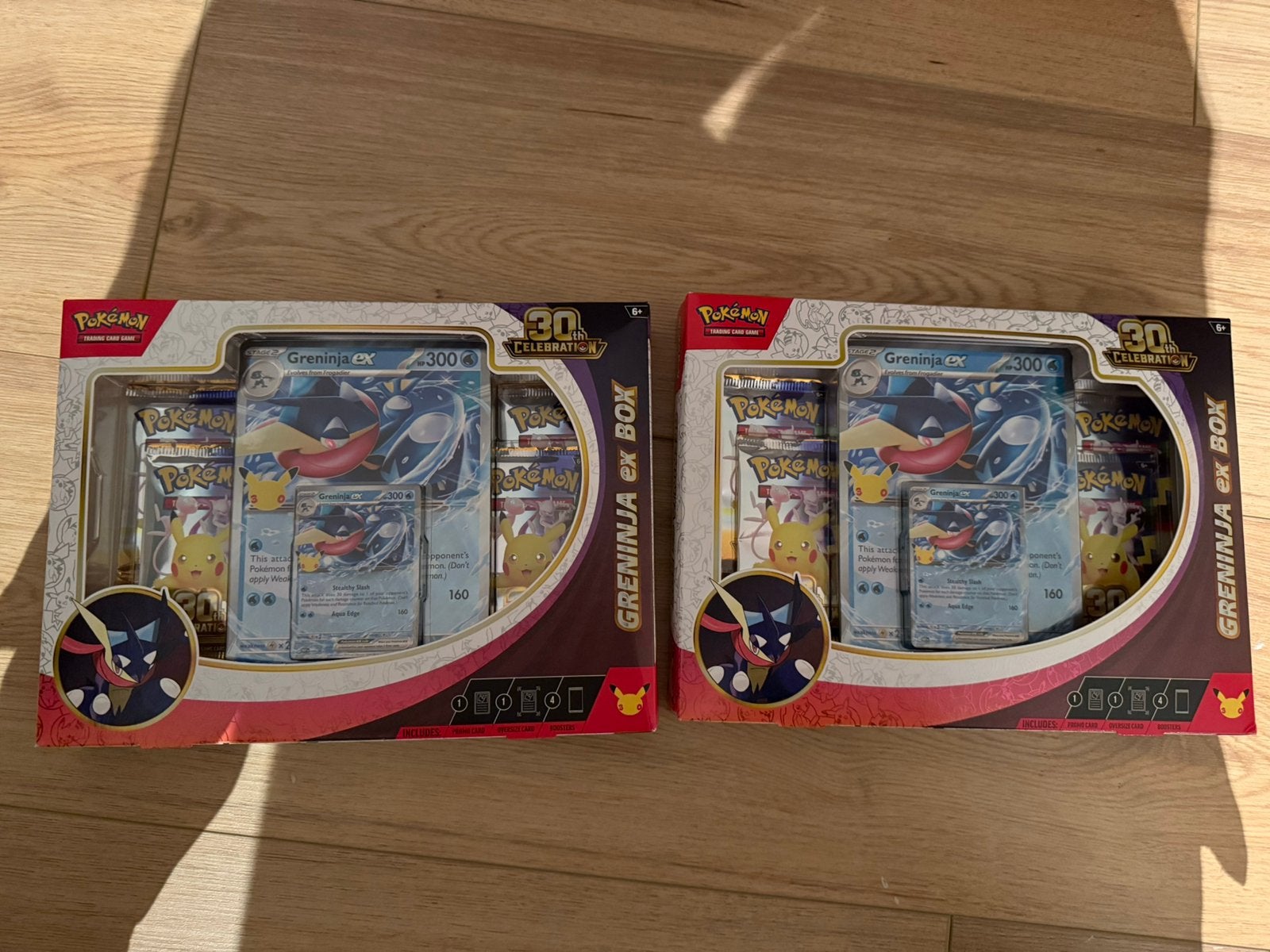 2 x Pokémon TCG: 30th Anniversary - ex Box - Greninja ex, Ophalen, Nieuw
