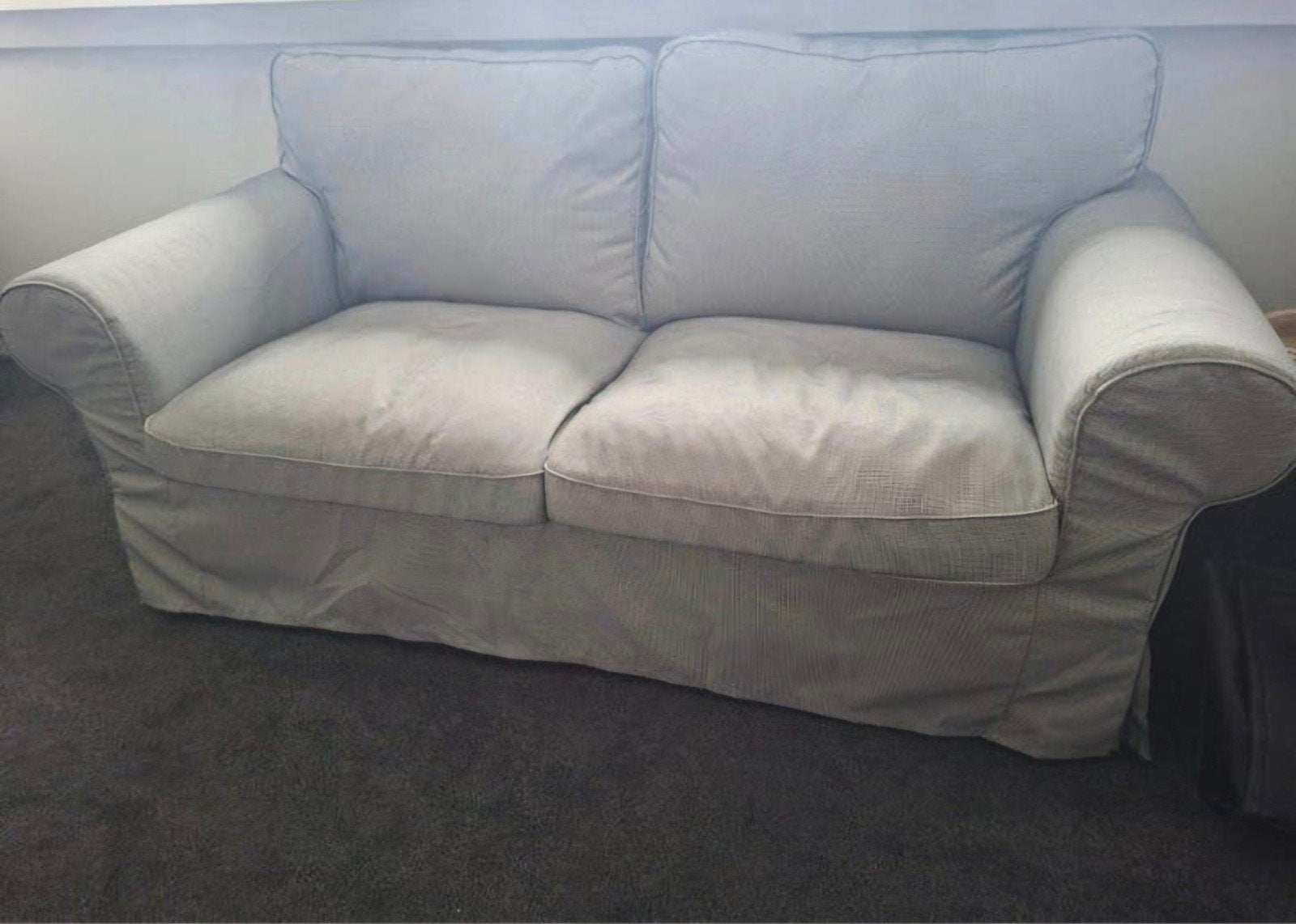 IKEA 2-zits bank met vervangbare hoezen, Ophalen, Modern, Comfortabel, Gebruikt, 150 tot 200 cm