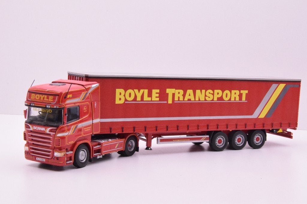 Scania R  '' Boyle transport ''  Universal Hobbies 1/50, Ophalen of Verzenden, Gebruikt, Bus of Vrachtwagen, Overige merken