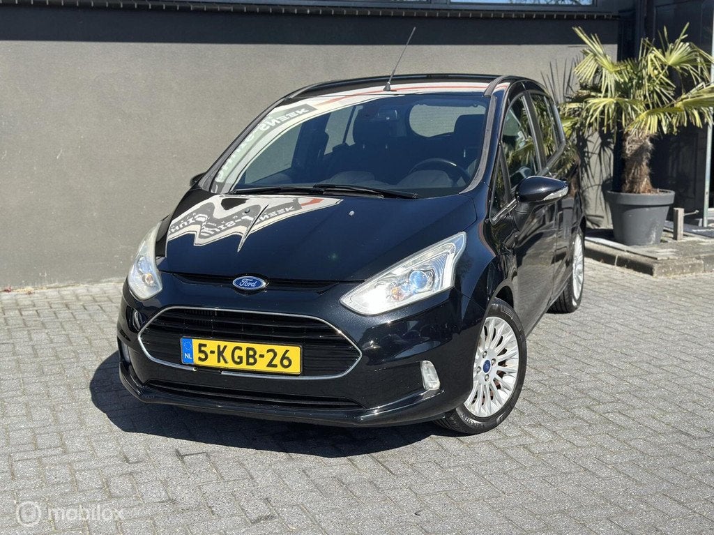 Ford B-Max 1.0 EcoBoost Titanium | Trekhaak | Goed onderhoud, Auto's, Ford, Voorwielaandrijving, Euro 5, 125 pk, Gebruikt