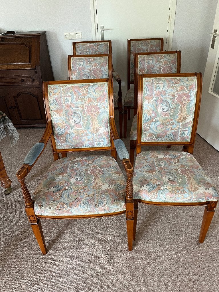 6 prachtige stoelen, merk SELVA - klassieke Louis XVI stijl, Ophalen