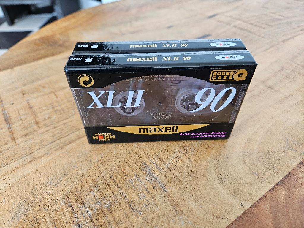 Maxell high position type 2 cassettbandjes nieuw verpakking, Cd's en Dvd's, Cassettebandjes, 2 t/m 25 bandjes, Overige genres