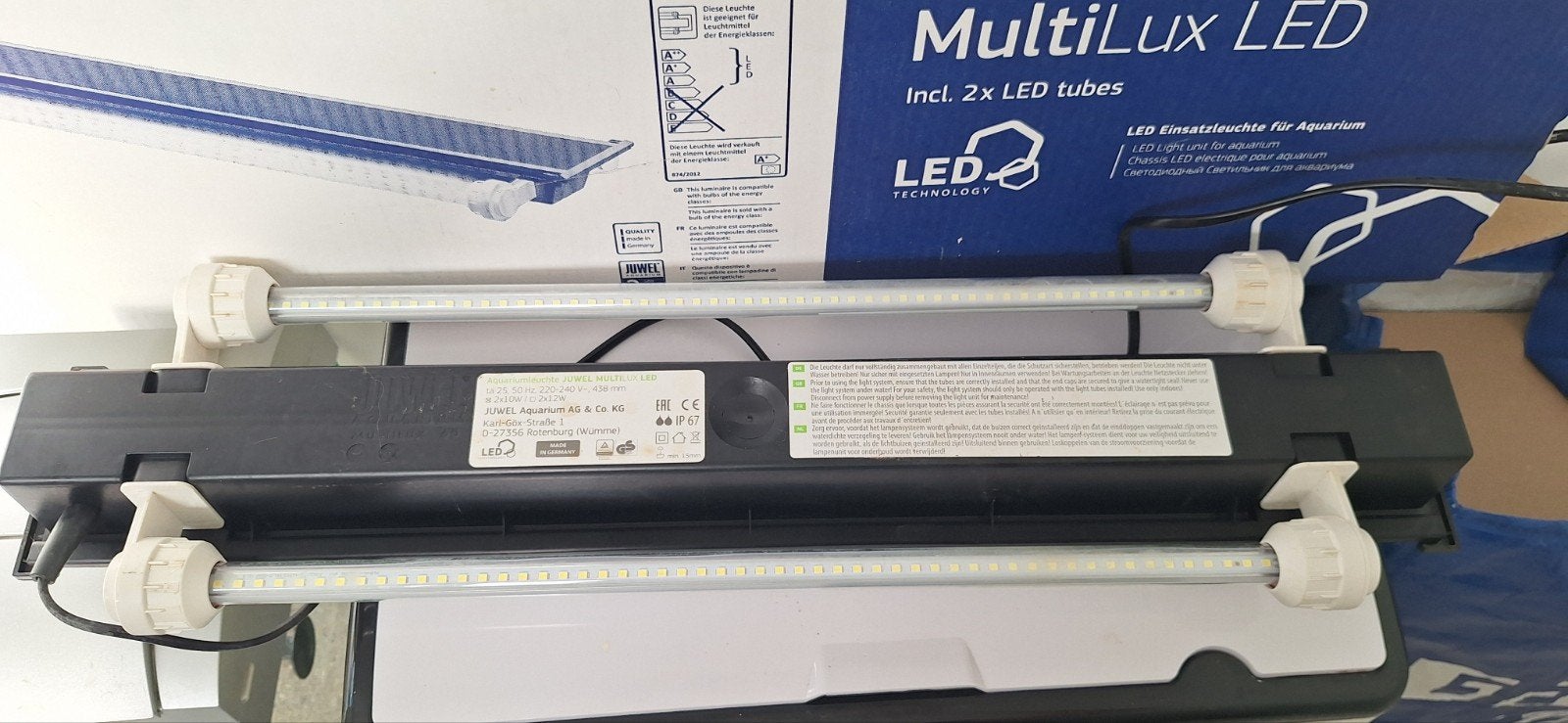 Juwel multiLux Led kap met day en nature led lampen T5, Ophalen, Zo goed als nieuw, Verlichting of Verwarming