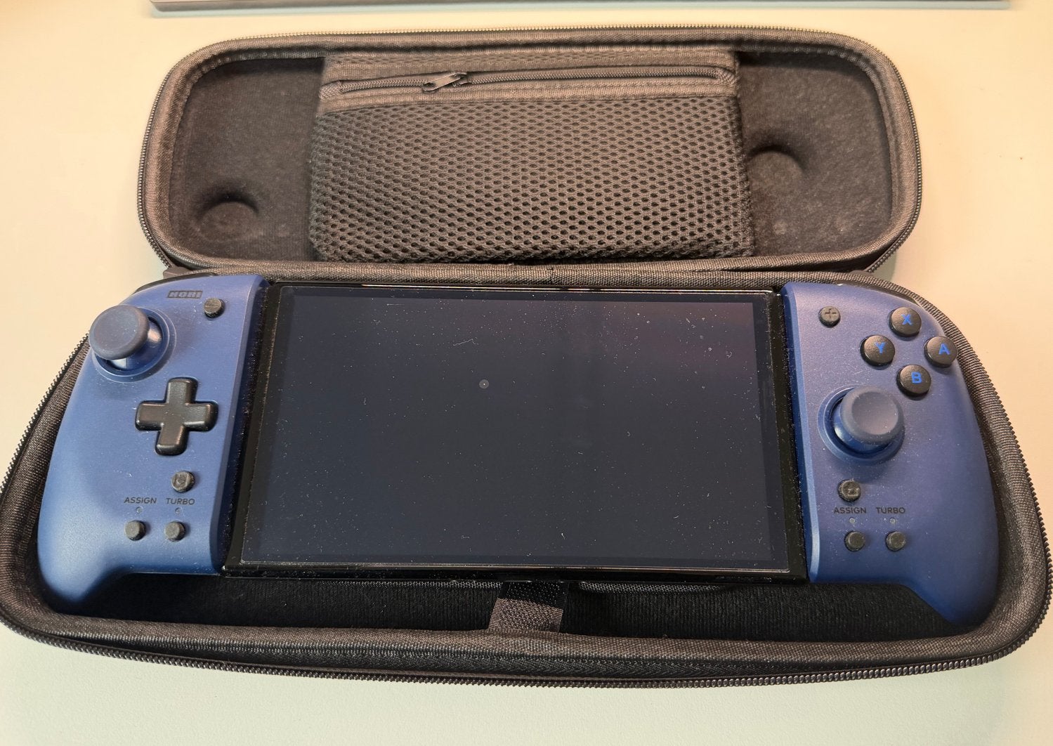 Nintendo Switch OLED met Hori Split Pad Pro en 3 spellen, Met games, Met 2 controllers, Zo goed als nieuw, Switch OLED