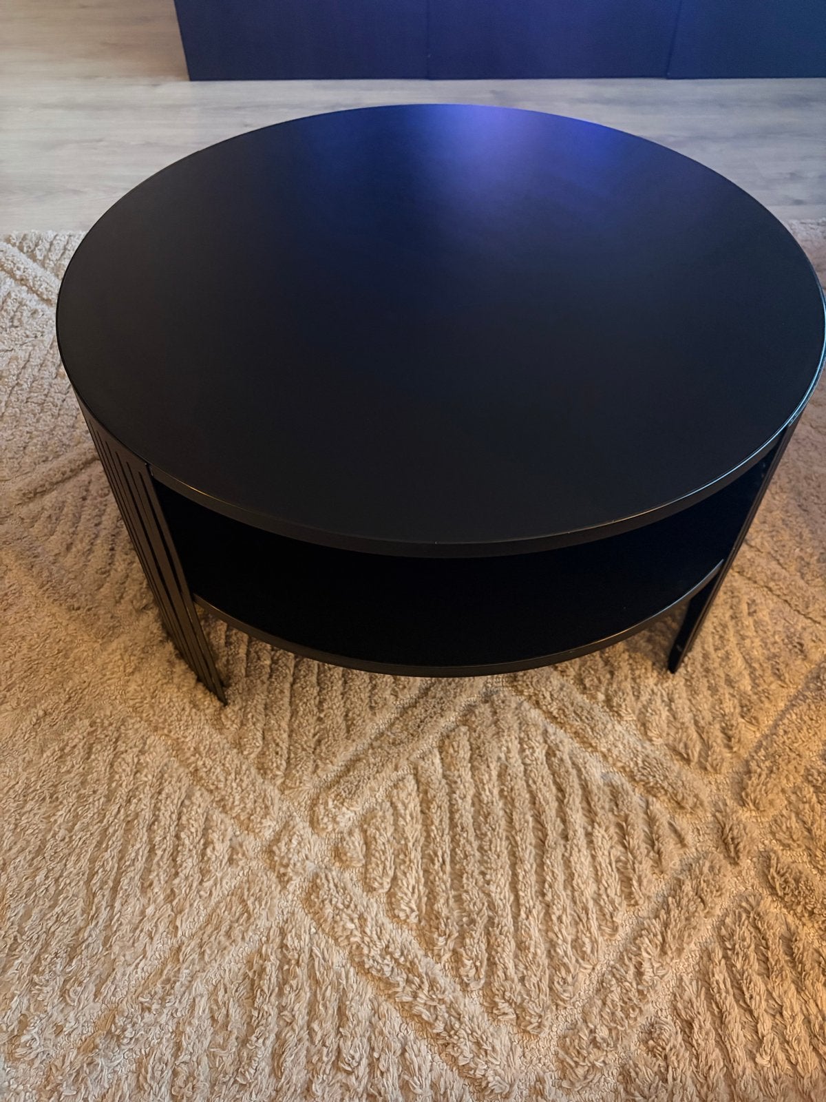 Meubella Salontafel - Zo goed als nieuw, Ophalen, Rond, 50 tot 100 cm, Zo goed als nieuw