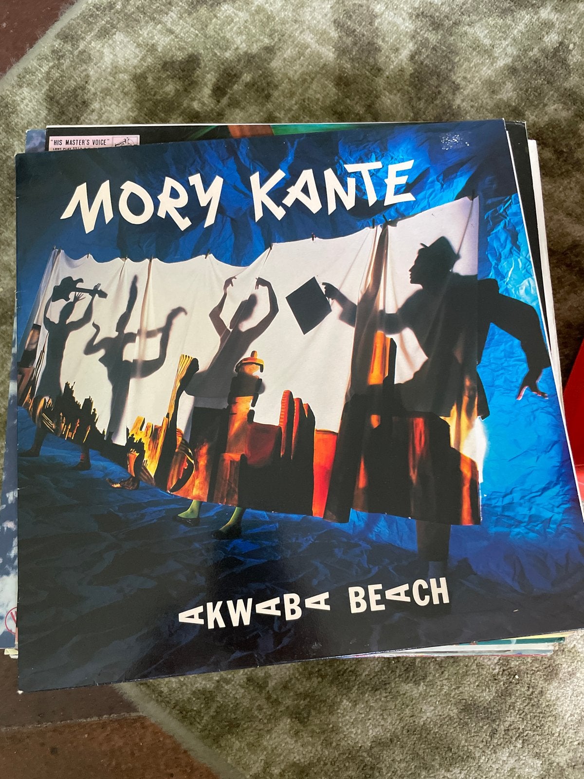 Mory Kanté - Akwaba Beach (Vinyl LP), Ophalen, Gebruikt