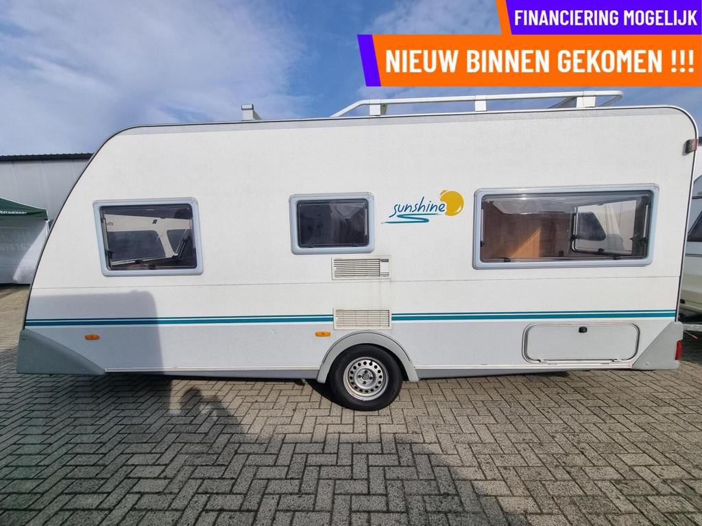 EIFELLAND SUNSHINE 495 TF VOORTENT + DOUCHE + FRANSBED, Caravans en Kamperen, Caravans, Rondzit, Serviceluik, Bedrijf, Eifelland