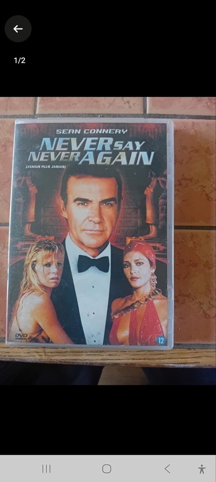Never Say Never Again - Sean Connery als James Bond (DVD), Vanaf 12 jaar, Ophalen of Verzenden, Zo goed als nieuw, Actie en Avontuur