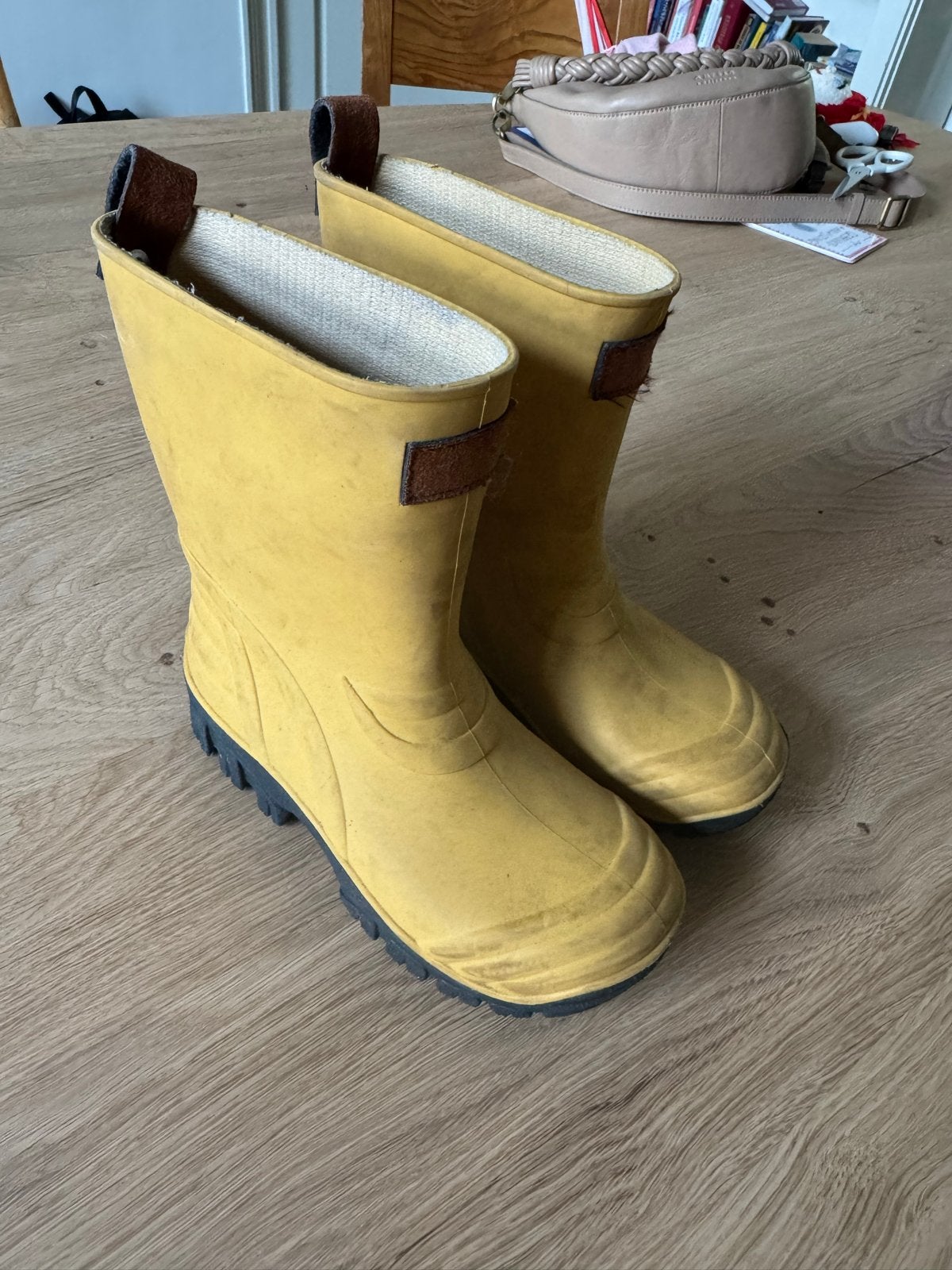 Gele kinderlaarzen - Maat 30/31 - Welkoop, Ophalen of Verzenden, Gebruikt, Jongen of Meisje