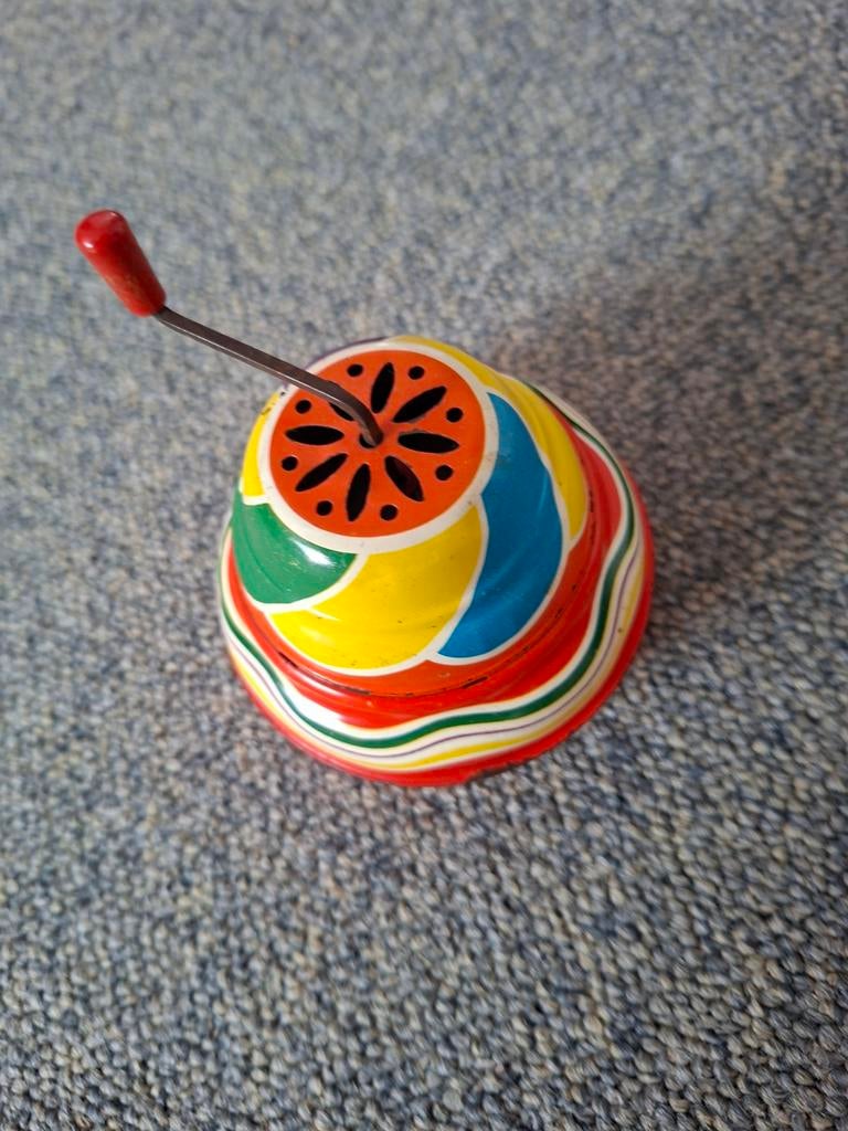 Vintage speel/muziek doosje - kleurrijk, Ophalen of Verzenden, Gebruikt