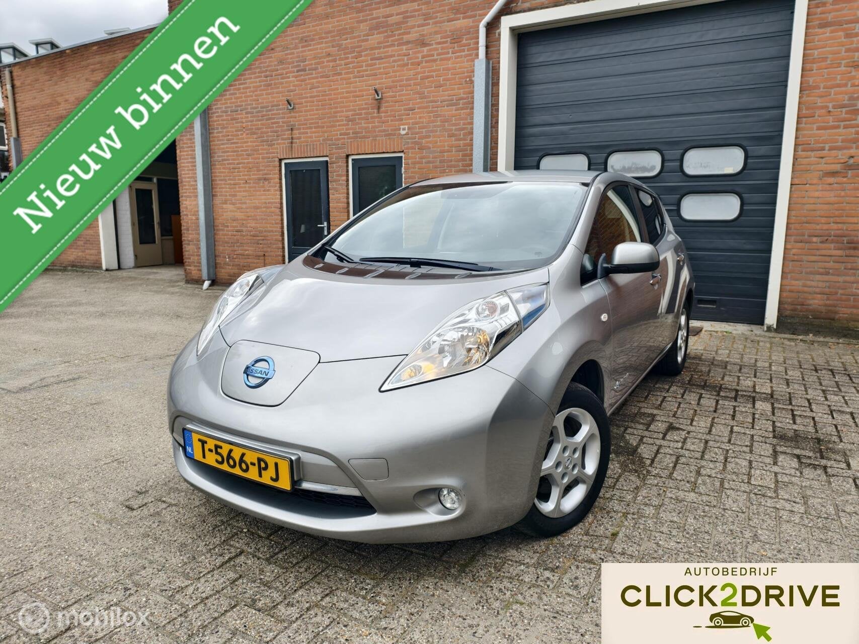 Nissan LEAF 30kwh, Airco, bluetooth, achteruitrij camera, Auto's, Gebruikt, 250 km, 30 kWh, Leaf
