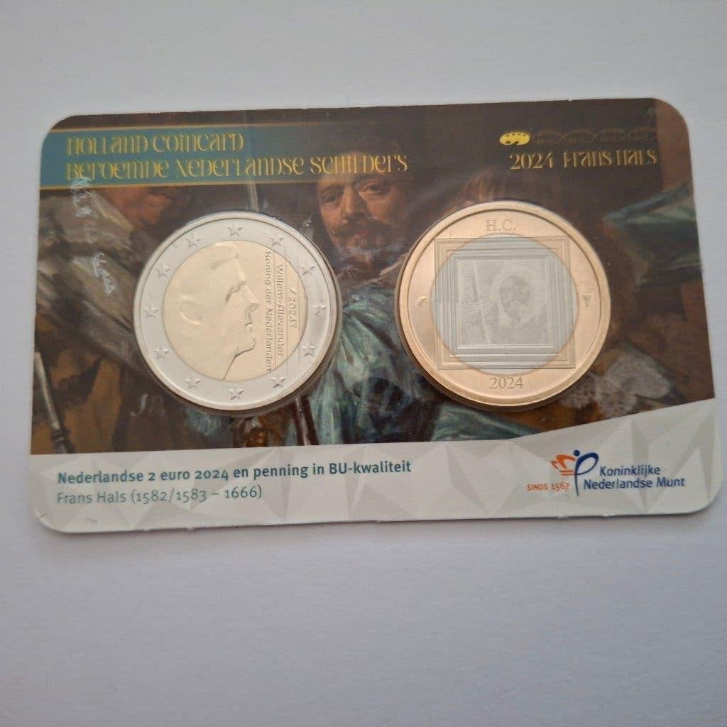 Holland Coincard HCF Frans Hals 2024, Postzegels en Munten, Ophalen of Verzenden, Koningin Beatrix, Euro's