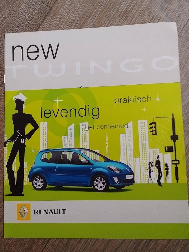 Renault Twingo 2 autofolder, Boeken, Ophalen of Verzenden, Nieuw, Renault