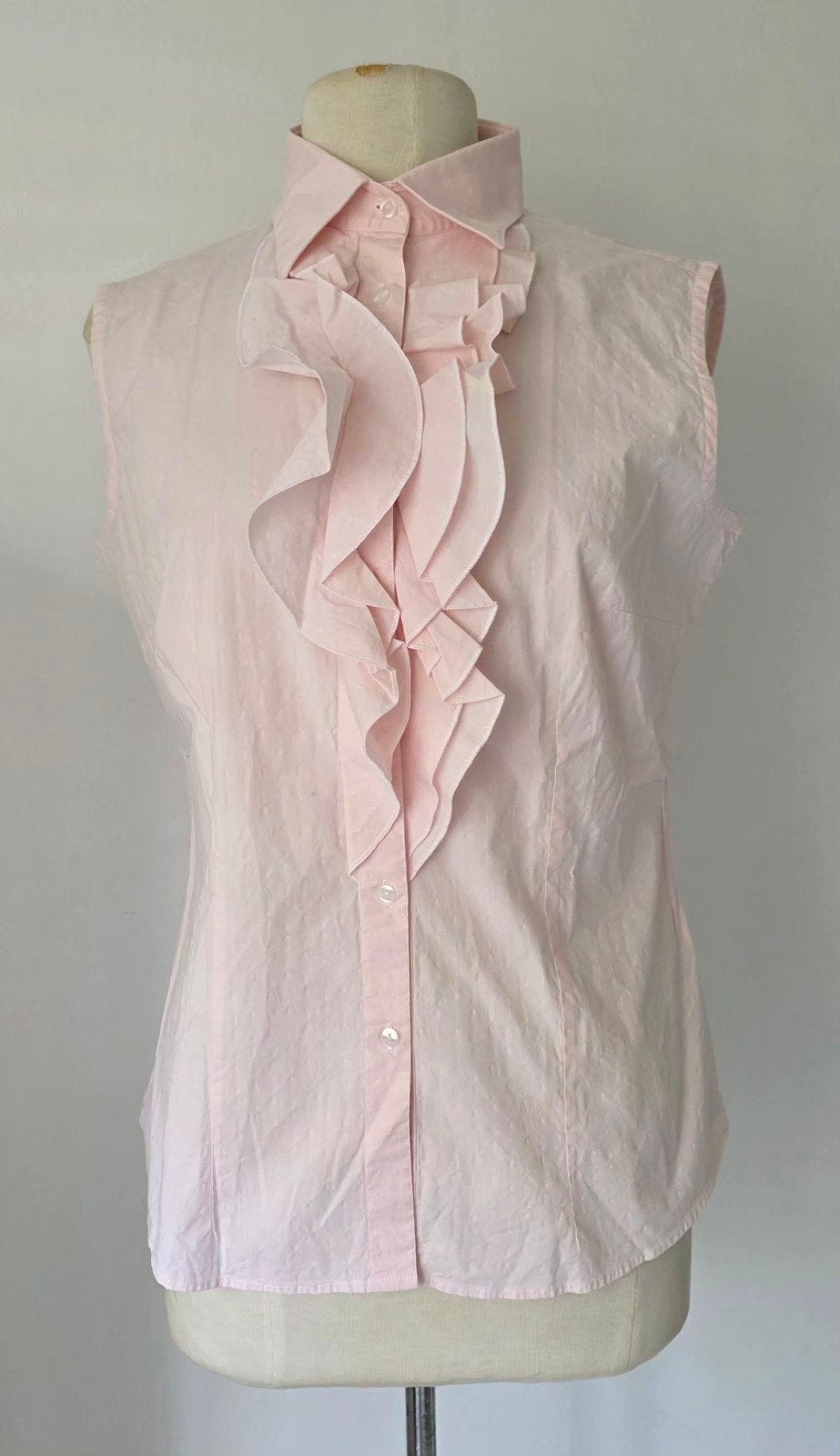 Cristiana C mouwloos bloesje met janot, Kleding | Dames, Maat 38/40 (M), Cristiana C Purdey, Ophalen of Verzenden, Zo goed als nieuw