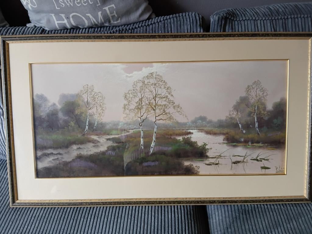 mooi landschap schilderij, Ophalen