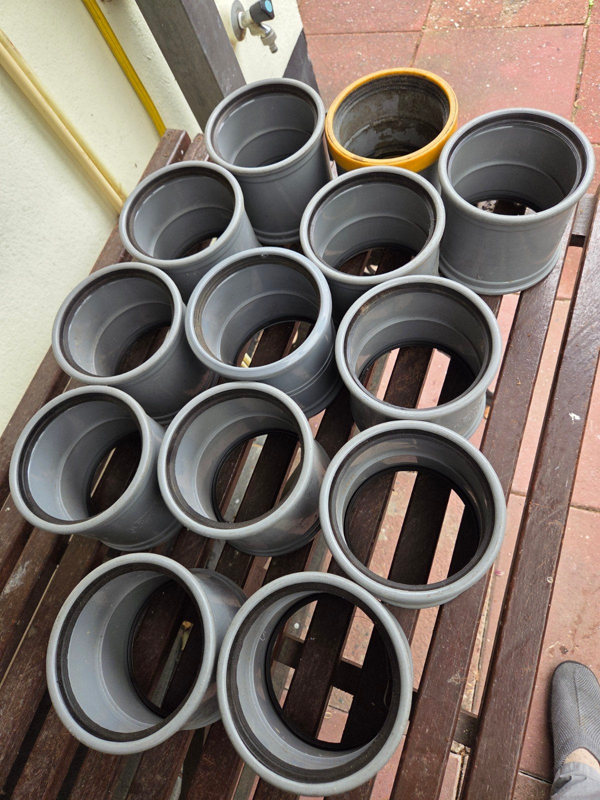PVC afvoerbuizen en bochten - Diverse maten, Afvoer, Pvc, Nieuw, Ophalen of Verzenden