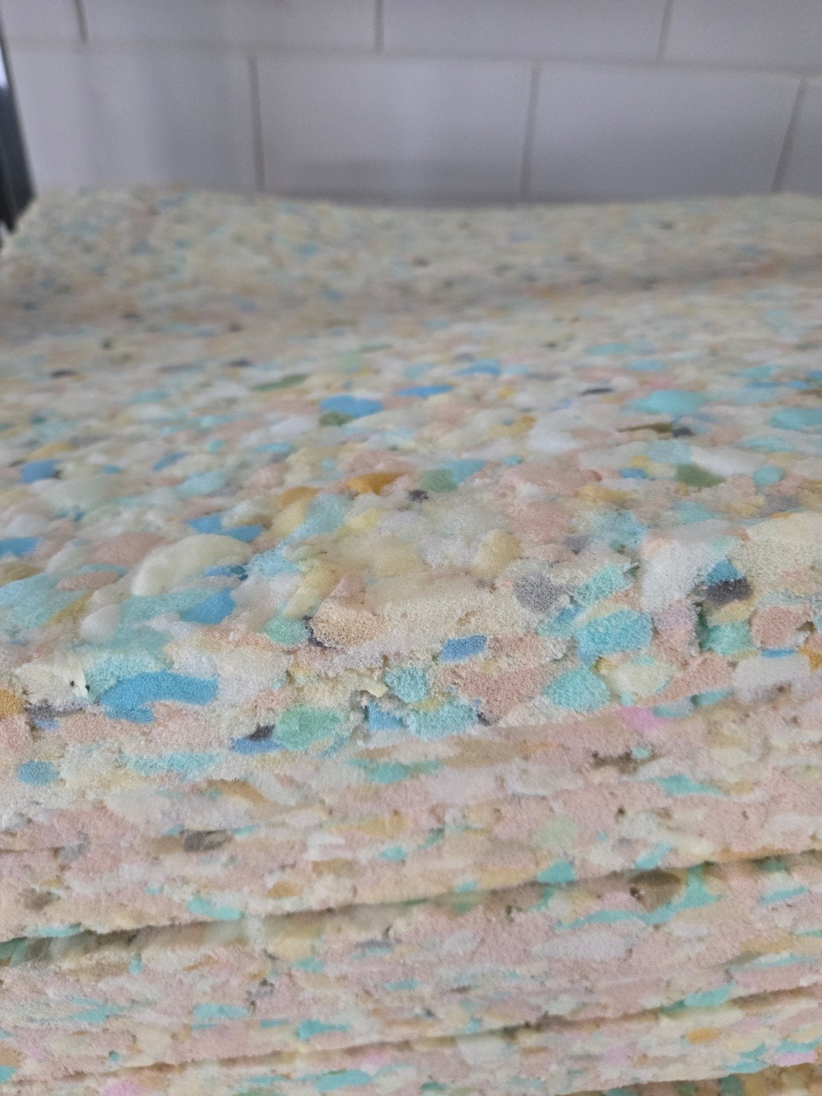 Pallet geperst vlokkenschuim geluidsisolatie 40m², Doe-het-zelf en Verbouw, Overige materialen, 4 tot 8 cm, Vloerisolatie, Nieuw