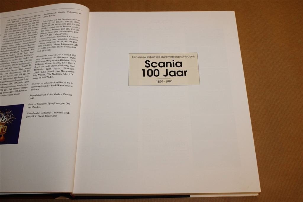 Scania 100 Jaar 1891-1991 — Jubileumboek Automobiel, Ophalen of Verzenden, Gelezen, Tractor en Landbouw