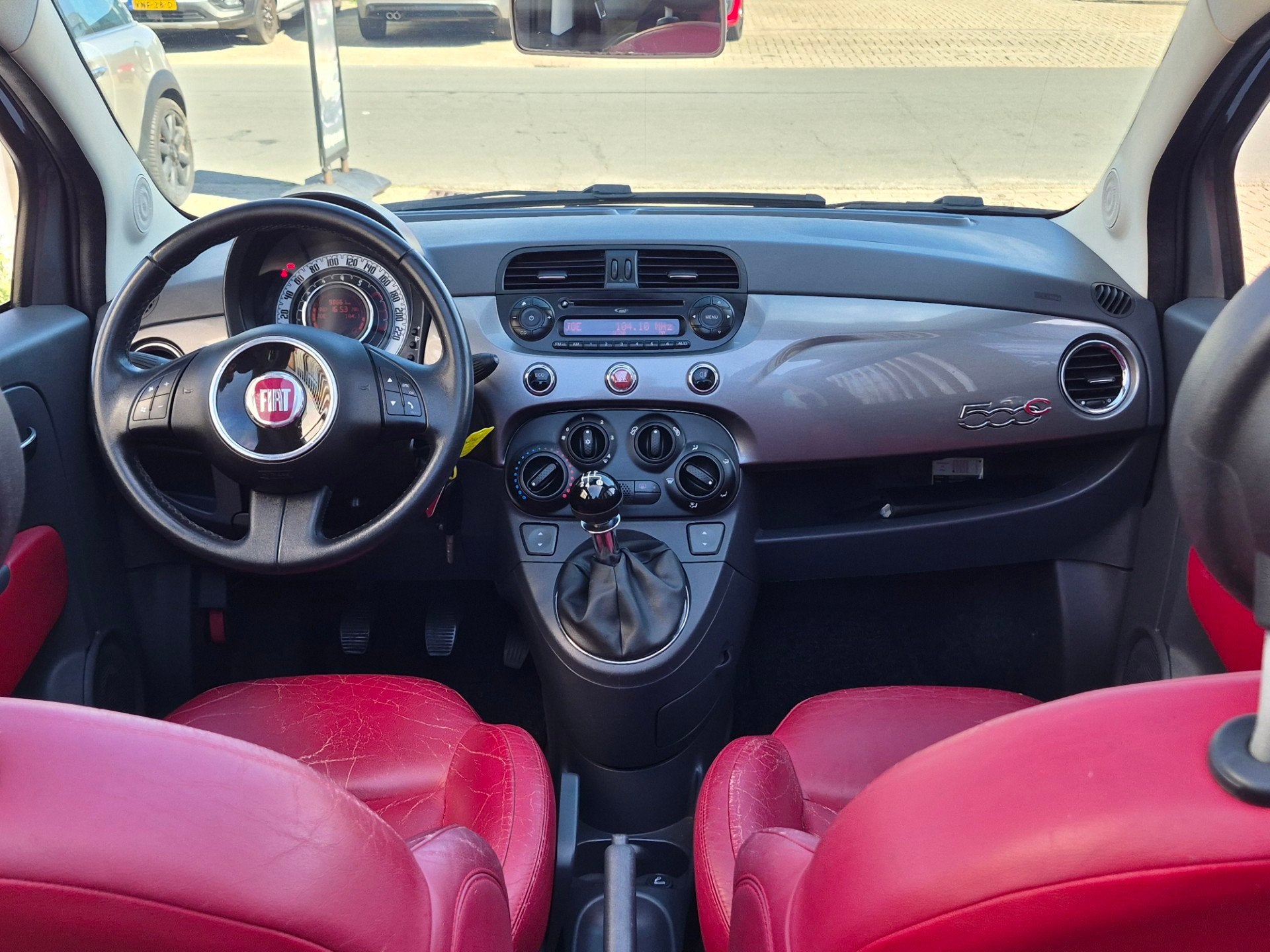 Fiat 500 C 0.9 TwinAir|Cabrio|Leder|Airco|El.Ramen|NAP|PDC, Auto's, Fiat, Euro 5, 86 pk, Gebruikt, Handgeschakeld