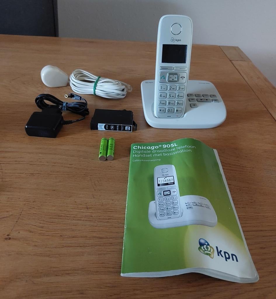 Chicago 905L draadloze telefoon met basisstation, Telecommunicatie, Ophalen, Zo goed als nieuw, 1 handset