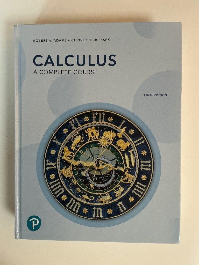 Calculus - A Complete course 10th edition, Boeken, Pearson, Ophalen of Verzenden, Beta, WO