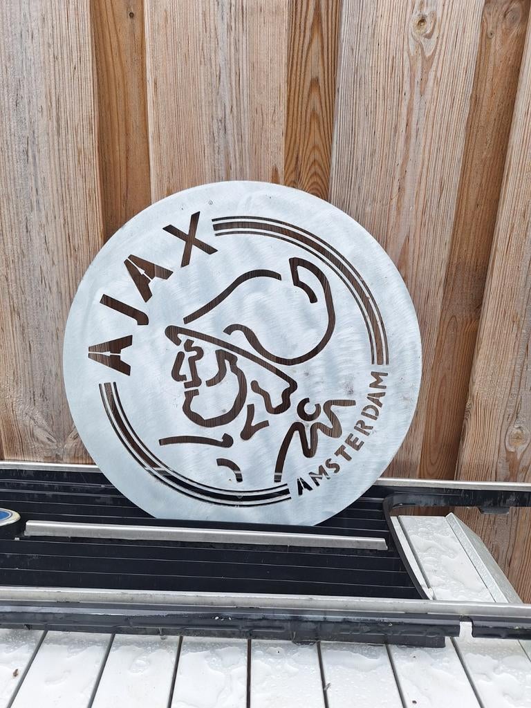 Ajax wandbord 40cm rvs, Ophalen of Verzenden