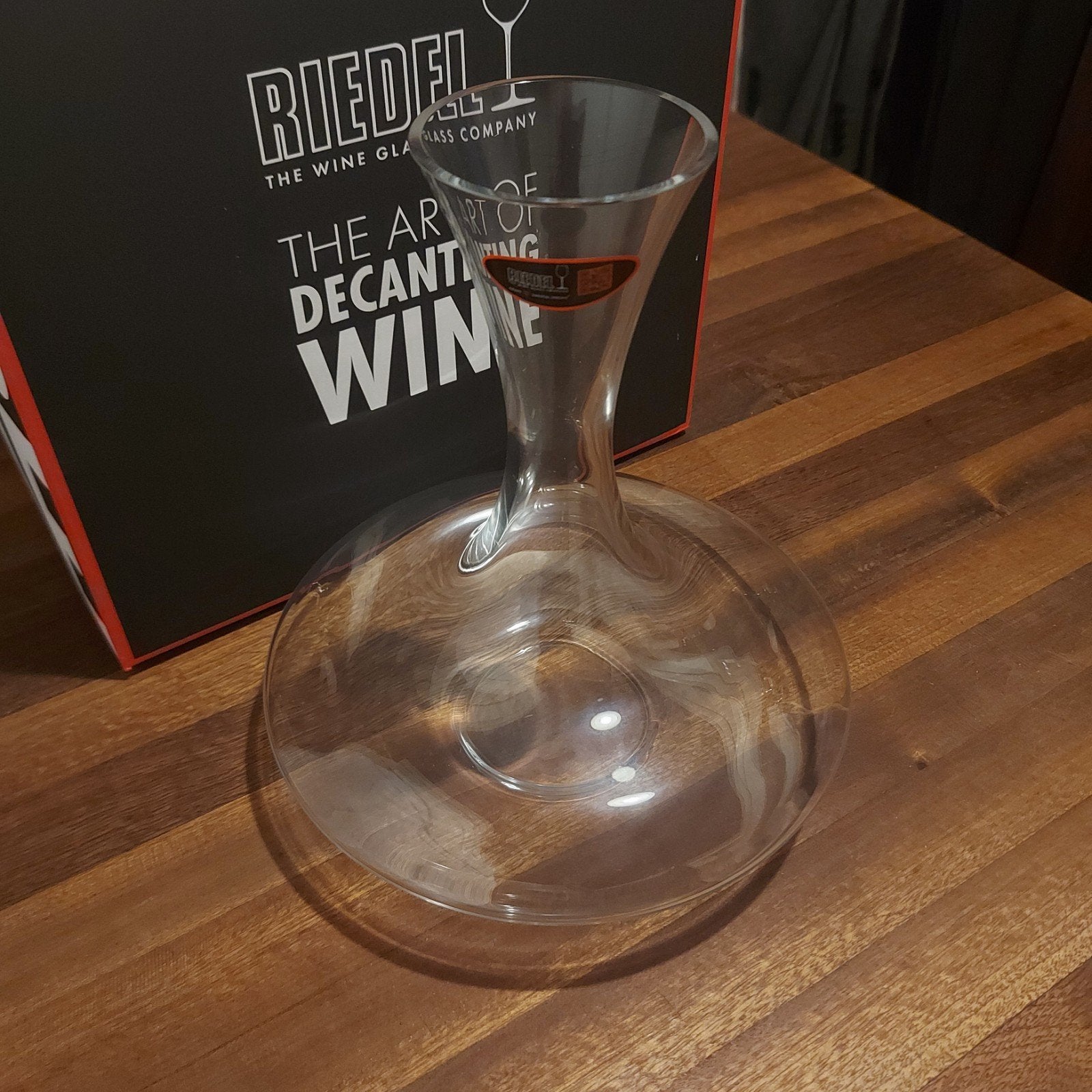Riedel Ultra Wijn Decanteerkaraf - Kristalglas 0,75L, Glas of Glazen, Nieuw, Ophalen of Verzenden, Glas