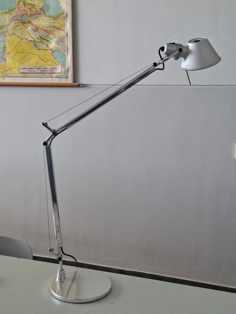 Artemide Tolomeo design tafellamp bureaulamp groot model, Ophalen, Inclusief lichtbron, Bureaulamp, Gebruikt