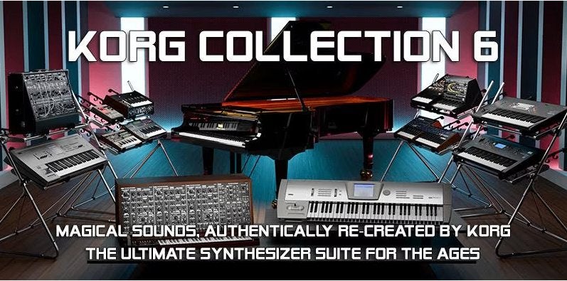 KORG Collection 6 - VSTi3, AAX - Lifelong, Ophalen of Verzenden, Windows