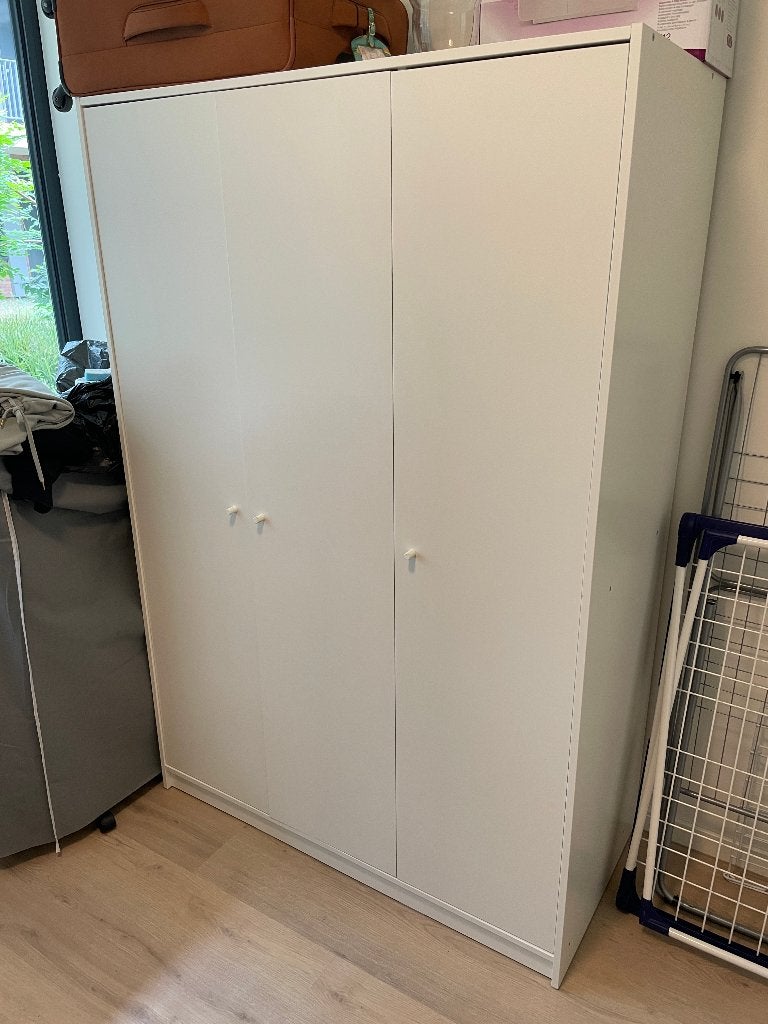 IKEA KLEPPSTAD kledingkast, Ophalen, Met deur(en), 100 tot 150 cm, Zo goed als nieuw