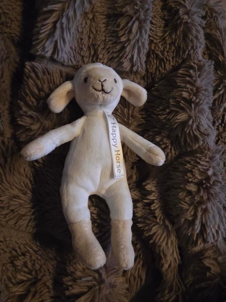 Mini knuffeltje schaap Happy Horse ZGAN, Ophalen of Verzenden, Zo goed als nieuw, Overige typen