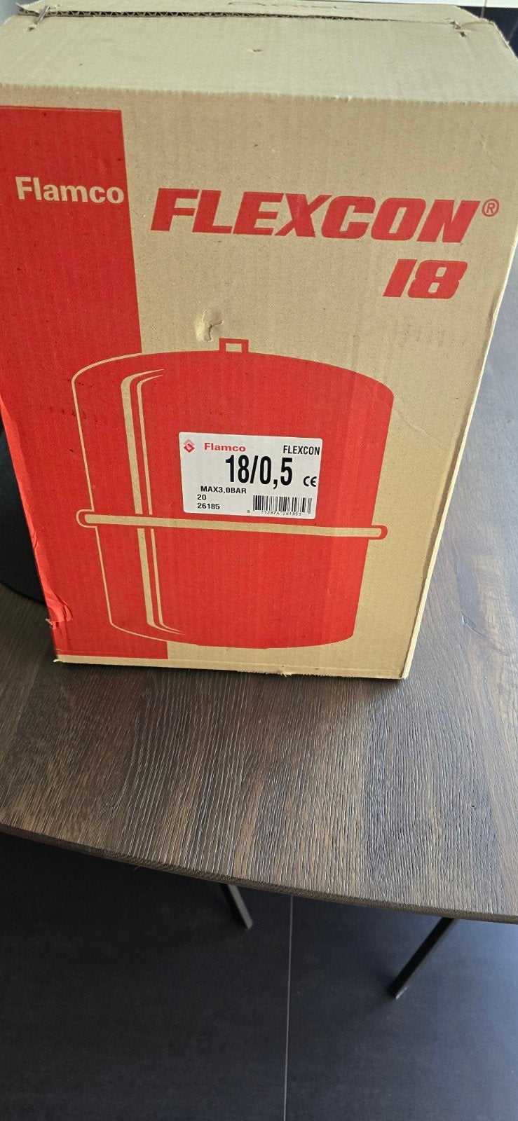 Flamco Flexcon 18/0,5 Expansievat voor CV-installatie, Ophalen, Nieuw