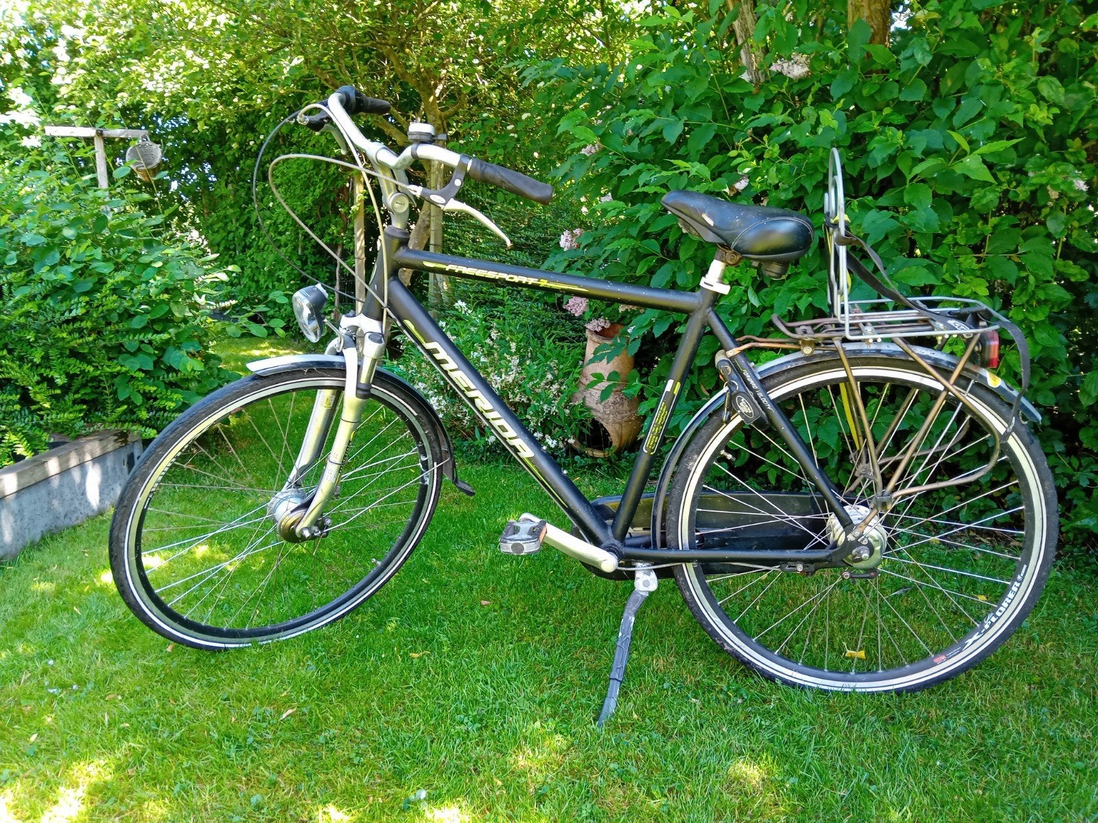 Merida fiets - zwart, gebruikt, goede staat, Ophalen, Gebruikt, Overige merken, Versnellingen