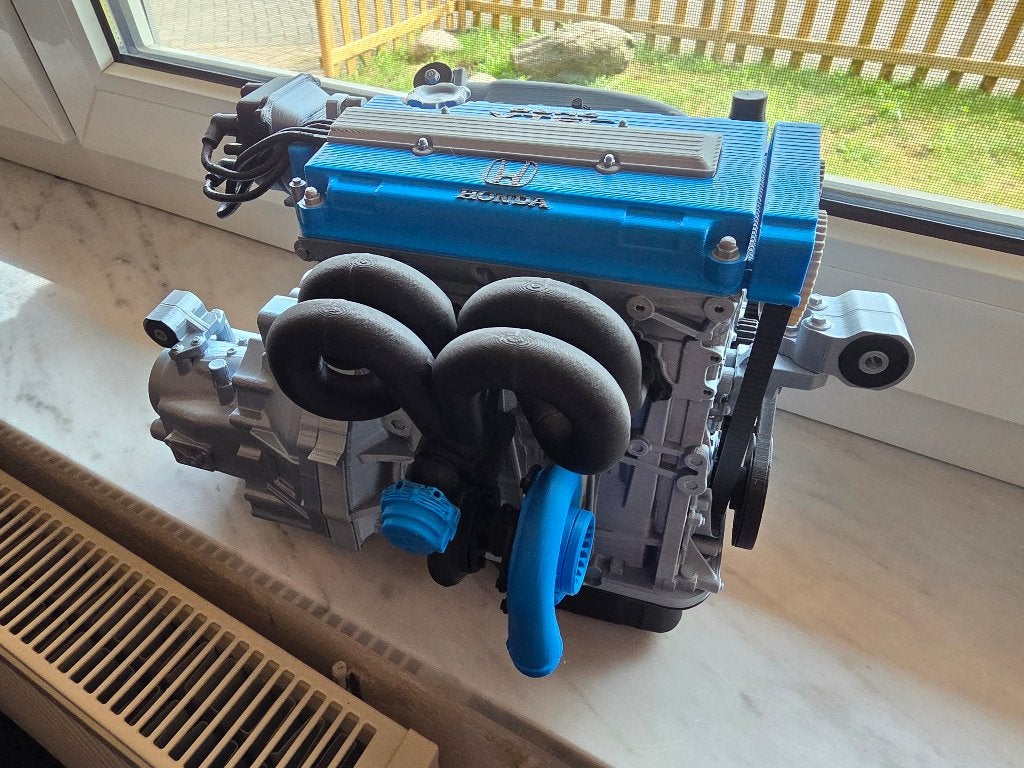 Uniek schaalmodel Honda B-serie motor 1:3 - Handgemaakt, Ophalen, Nieuw, Honda
