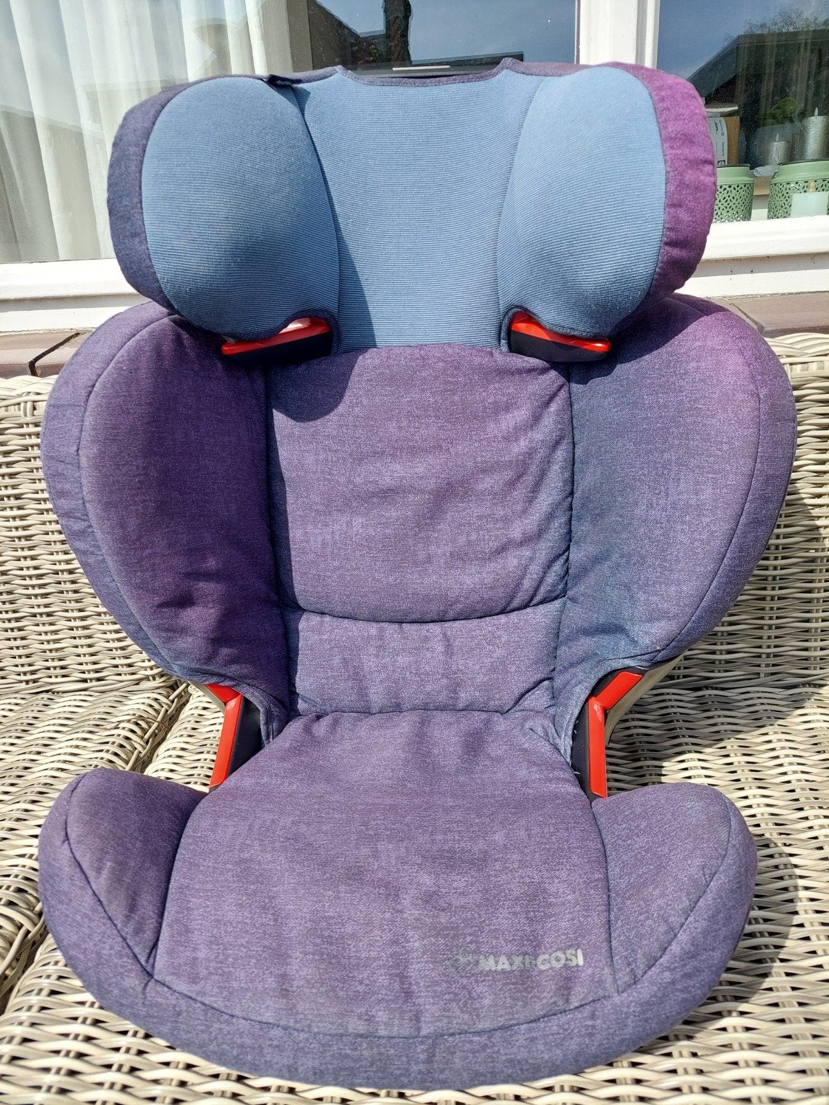 Maxi Cosi Rodifix Air Protect Nomadblue groep 2/3, Kinderen en Baby's, Autostoeltjes, Ophalen, Gebruikt, 15 t/m 36 kg, Zijbescherming