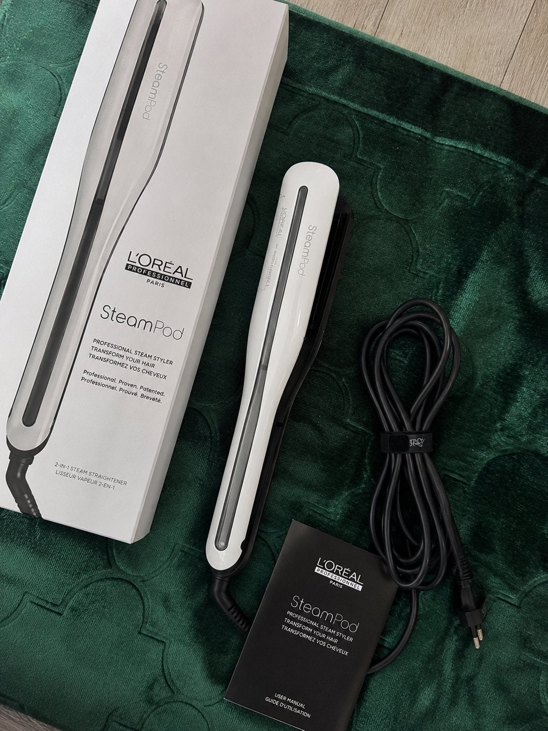 Loreal steampod, Ophalen of Verzenden, Zo goed als nieuw, Krultang of Stijltang