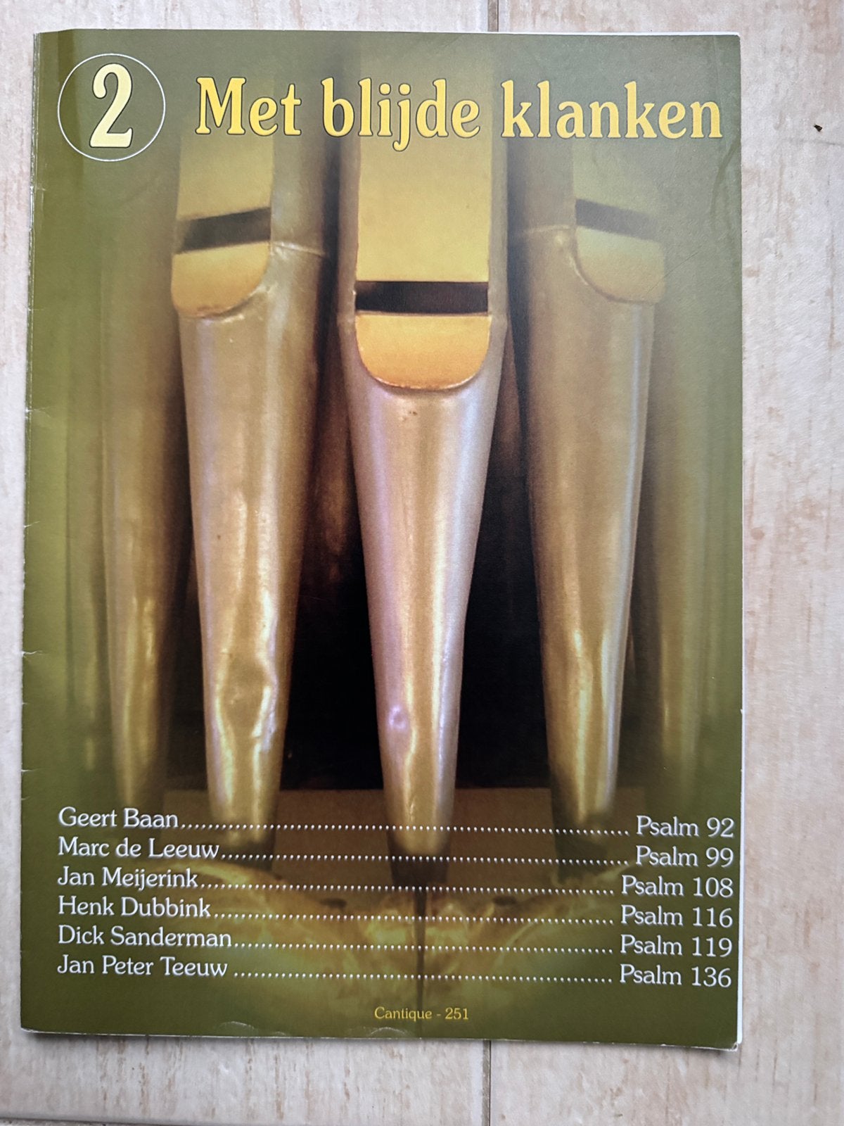 Bladmuziek Met blijde klanken deel 2 (notenschrift), Orgel, Ophalen of Verzenden, Zo goed als nieuw, Religie en Gospel