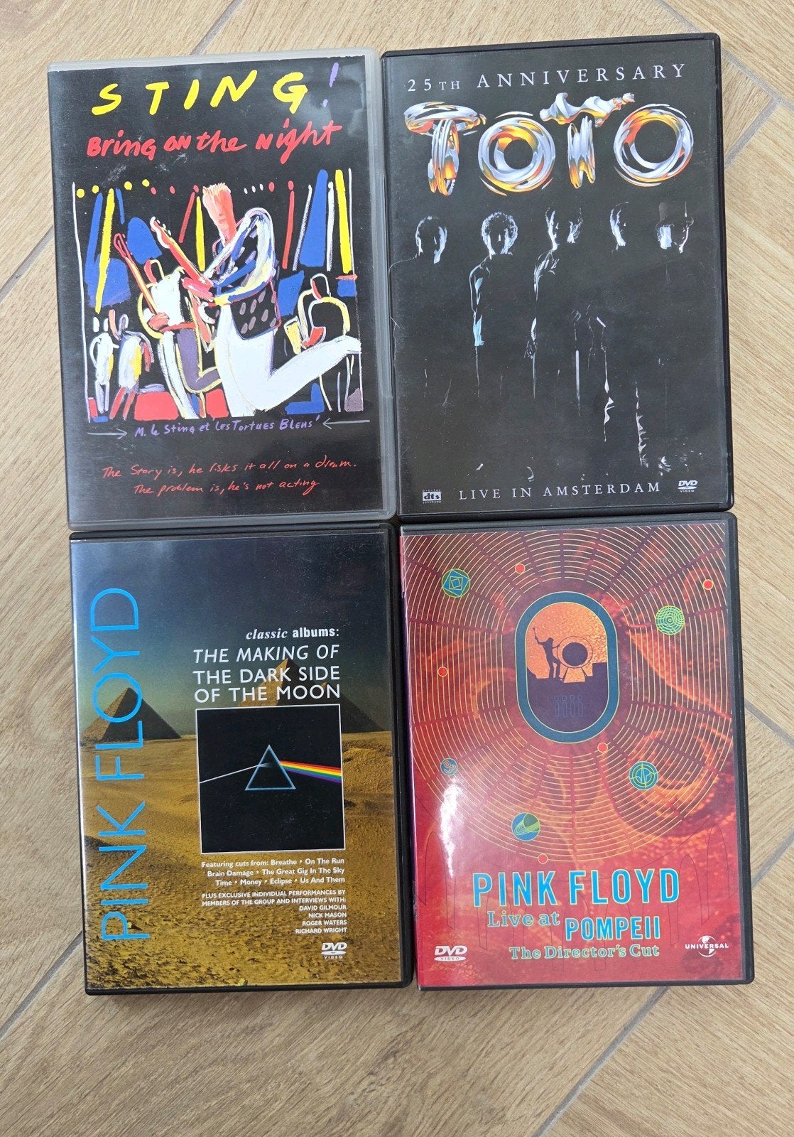 Te koop: Muziek DVD Sting - Toto - Pink Floyd goede conditie, Ophalen of Verzenden, Zo goed als nieuw