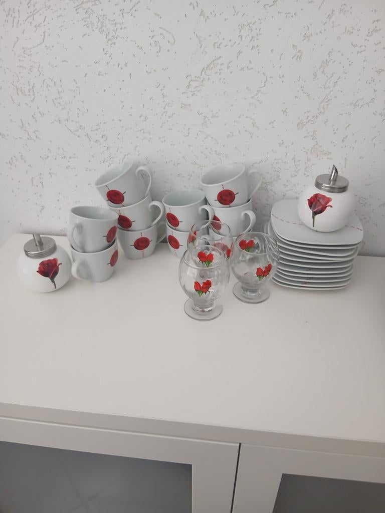koffie servies, Antiek en Kunst, Antiek | Servies compleet, Ophalen of Verzenden