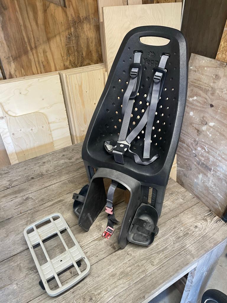 Yepp fietszitje achterzitje, Ophalen, Achterzitje, 9 t/m 18 kg, Gebruikt