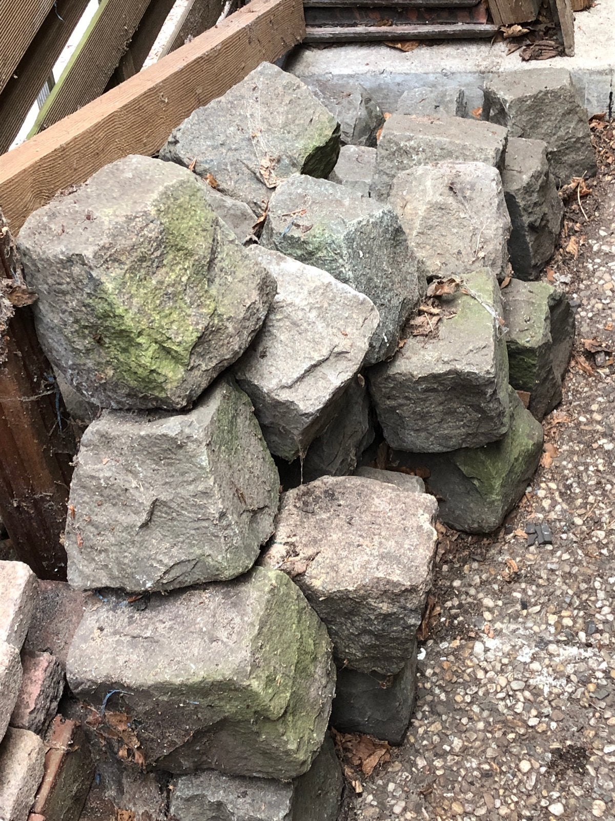 Kinderhoofdjes 35 gratis, Tuin en Terras, Ophalen, Gebruikt, Kei, Basalt