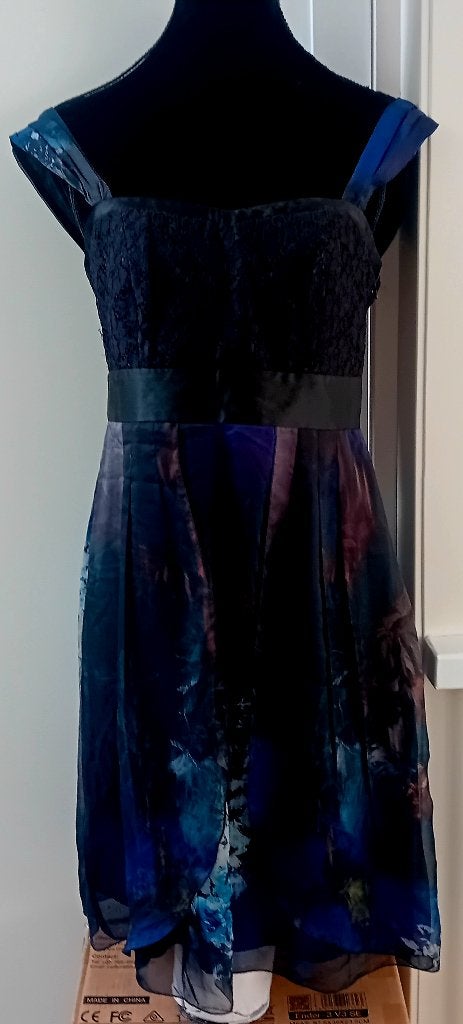 jurk,maat 40,chic,Steps,bruiloft,feest,blauw,zomer,top,dress, Kleding | Dames, Gelegenheidskleding, Maat 38/40 (M), Verzenden